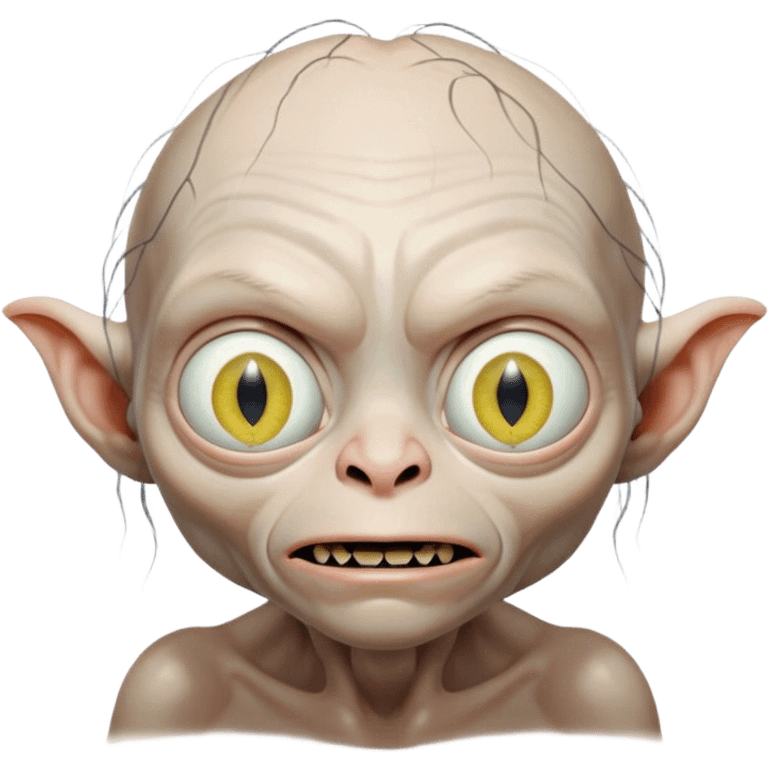 gollum from Lord of the rings emoji