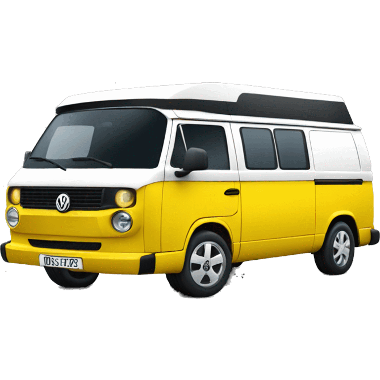 Yellow VW T5 emoji