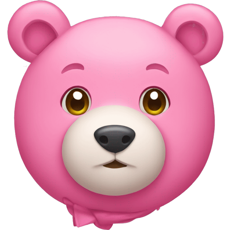 Pink bear Cute  emoji