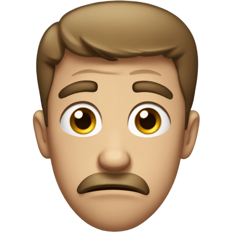 Guy smelling something gross emoji