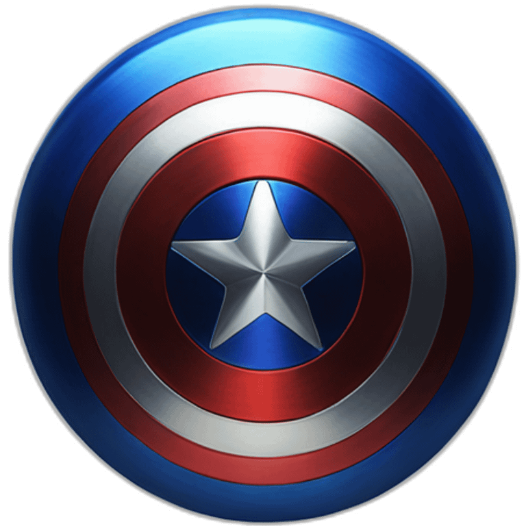 Captain America bouclier  emoji