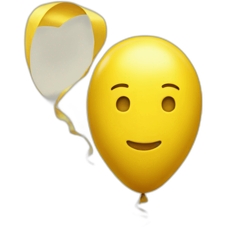 yelow baloon emoji