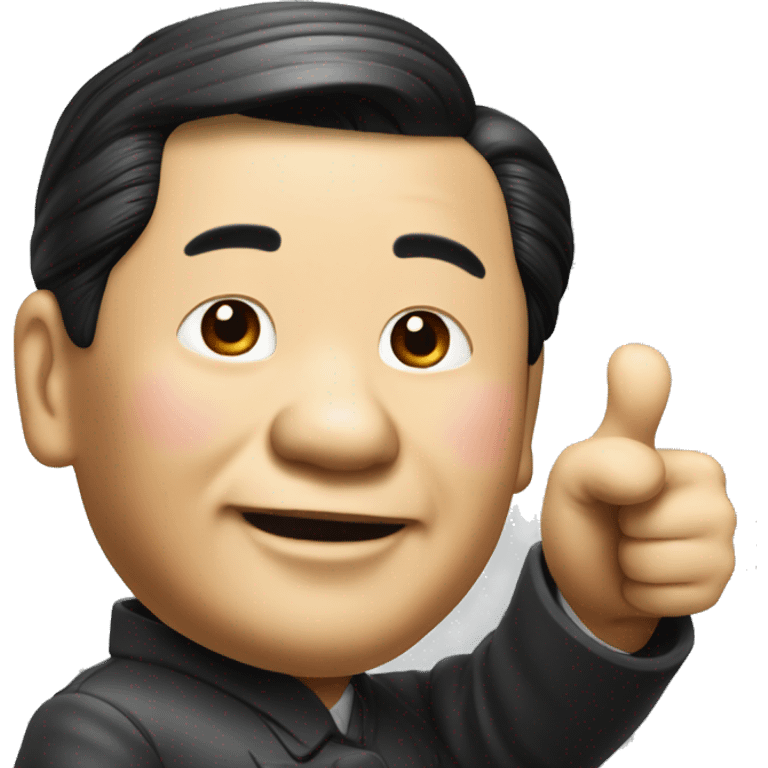 xi jinping thumps up emoji