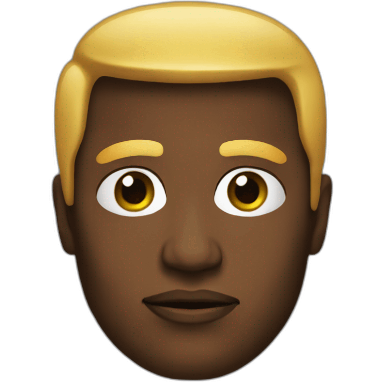 black-trump emoji