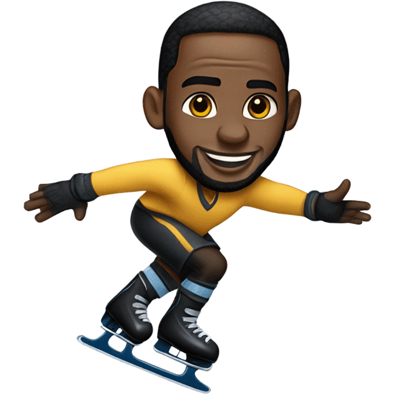 LeBron James ice skating  emoji