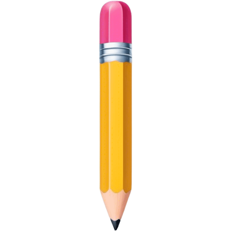 Illustration drawing icon, pencil or brush strokes, colorful design elements, simple lines, minimalistic style, clean composition, transparent background. emoji