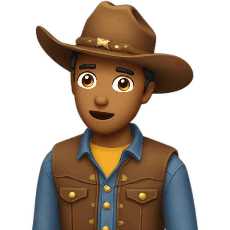 mild panic cowboy emoji