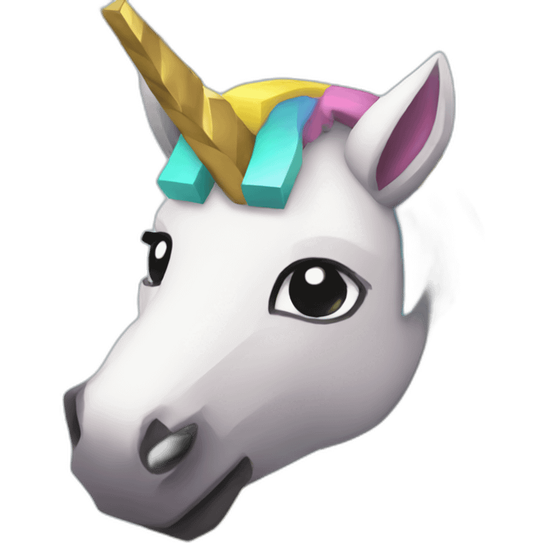 Minecraft unicorn emoji