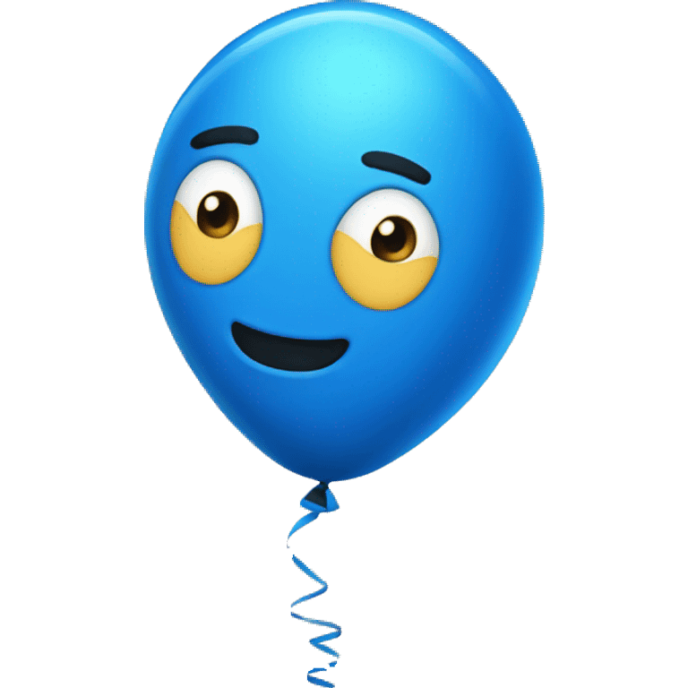 Blue Ballon  emoji