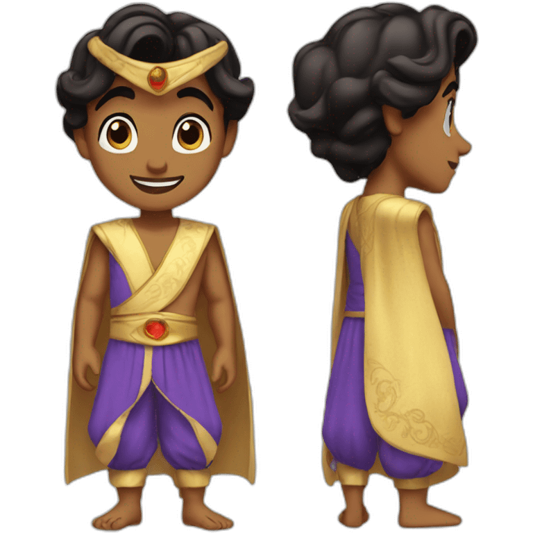 Aladdin in his prince outfit emoji