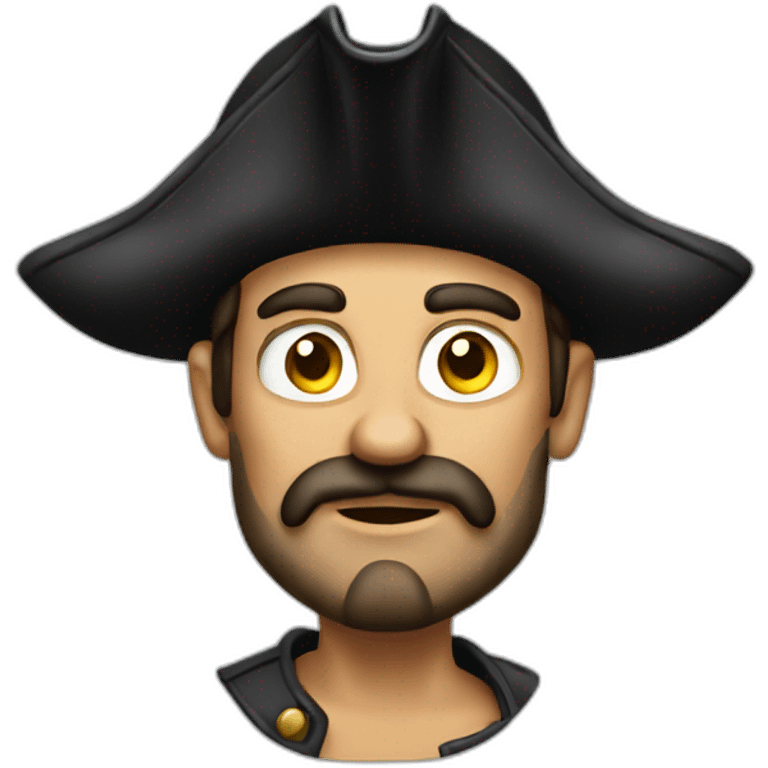 skeptical pirate emoji