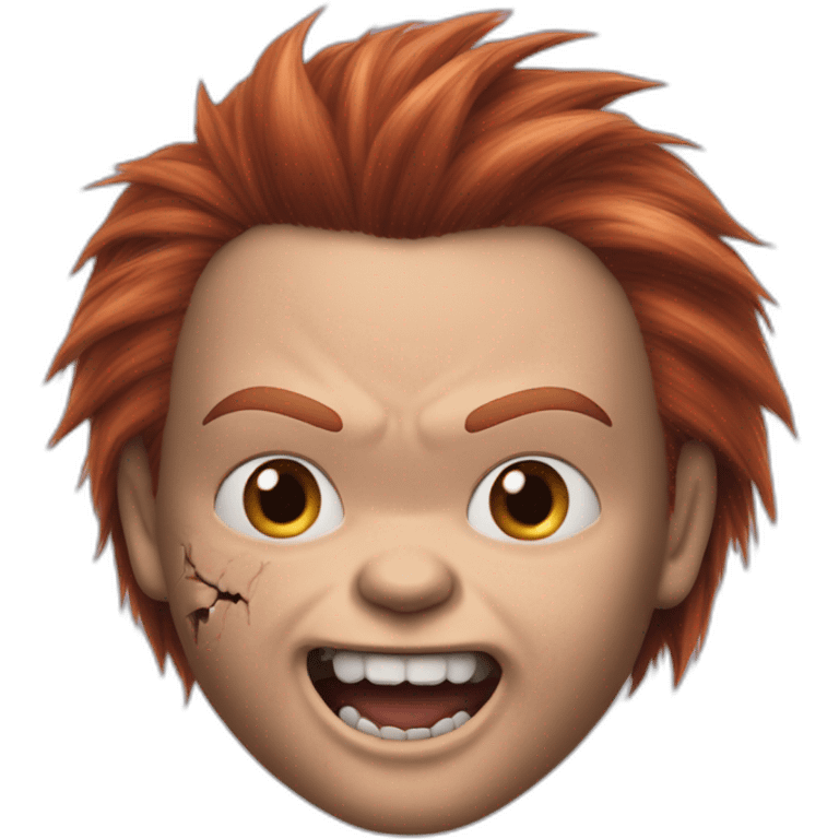 Chucky with scar emoji