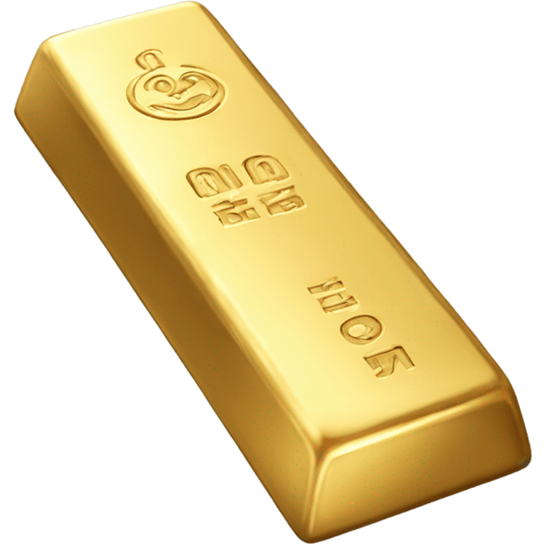 Gold bar emoji