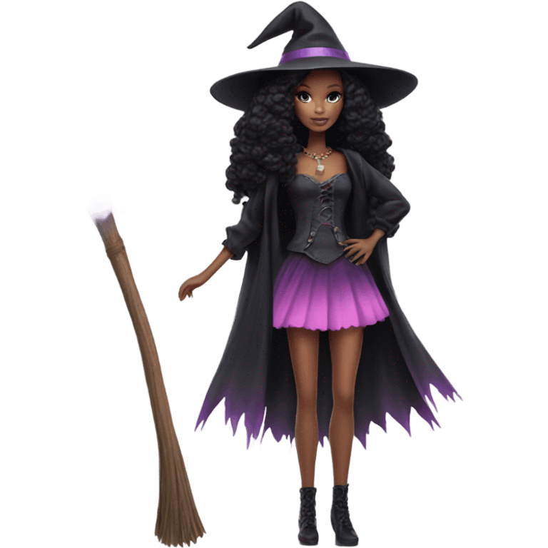 Barbie witch full body pale emoji