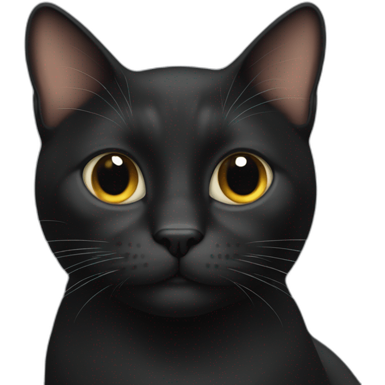 gato negro emoji