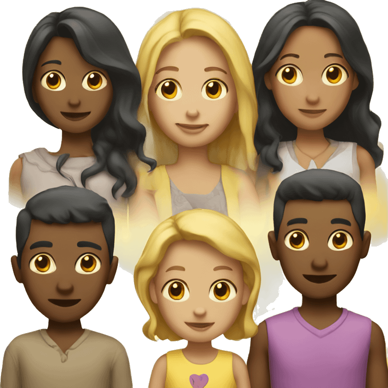 family yellow skin emoji