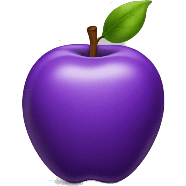 purple apple emoji