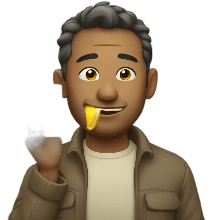 man drinking alcohol emoji