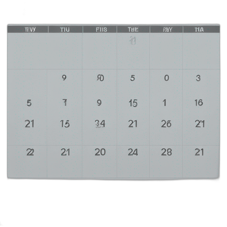 calendar with friday on the front emoji