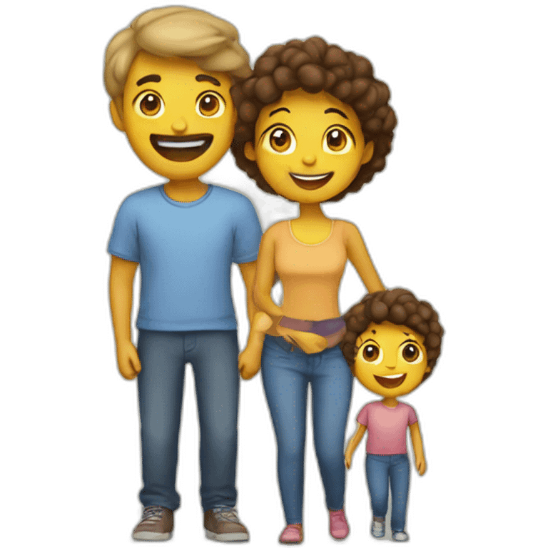 Family-Happy-four emoji