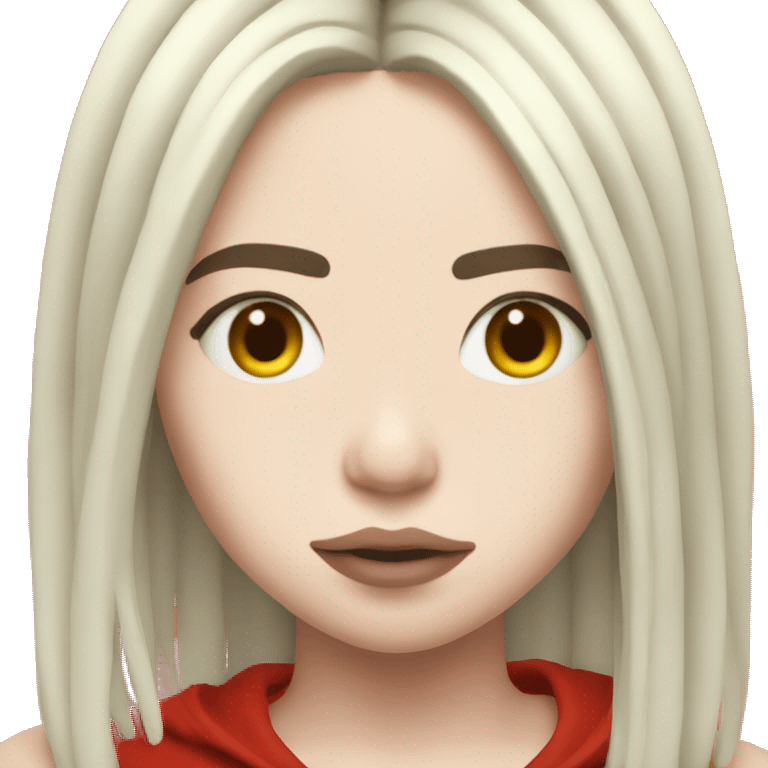 Billie eilish red roots emoji