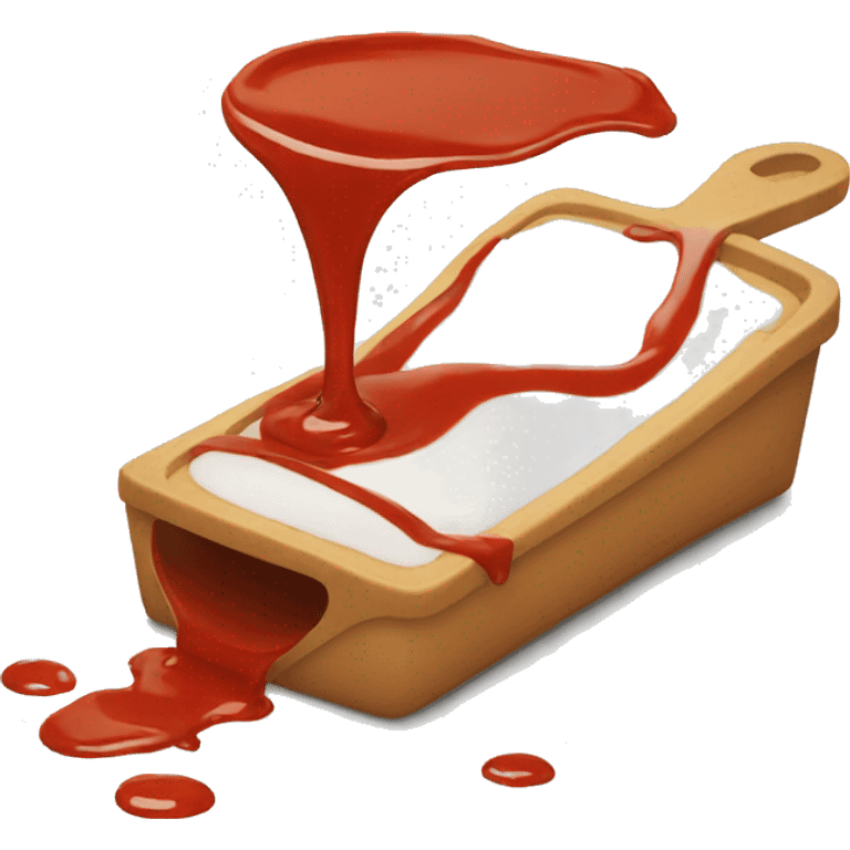 spilled sauce emoji