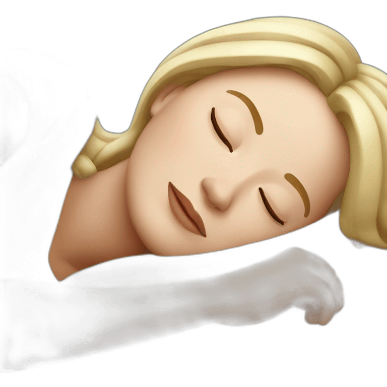 marie lepen sleeps emoji