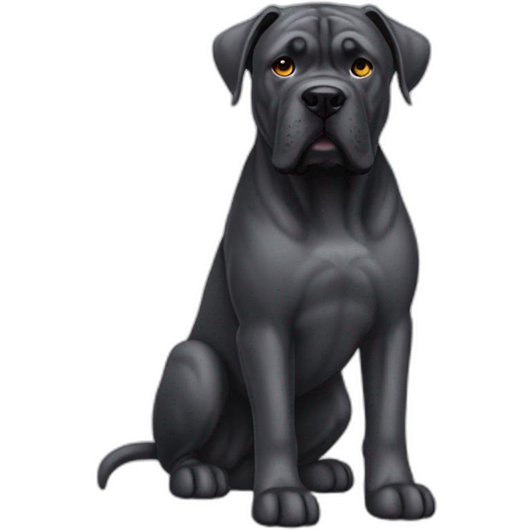 Dog Cane Corso full body emoji