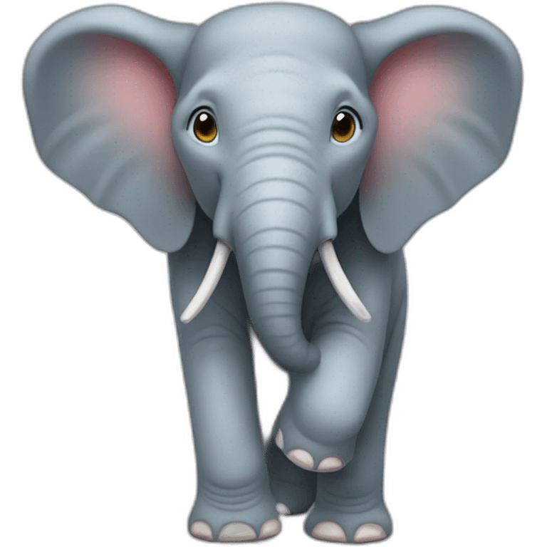 Un elephant sur une souris emoji