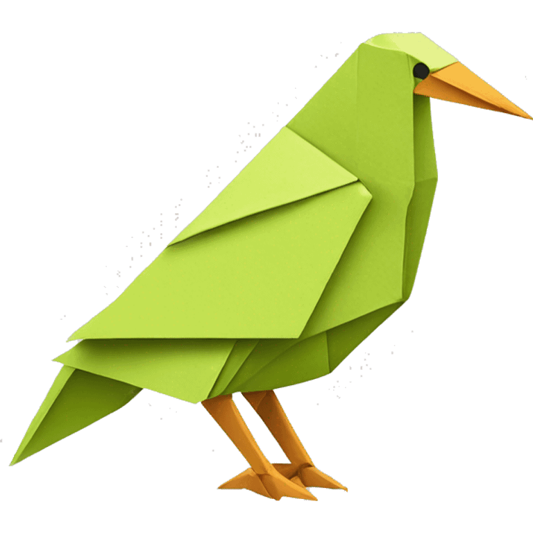 origami bird emoji