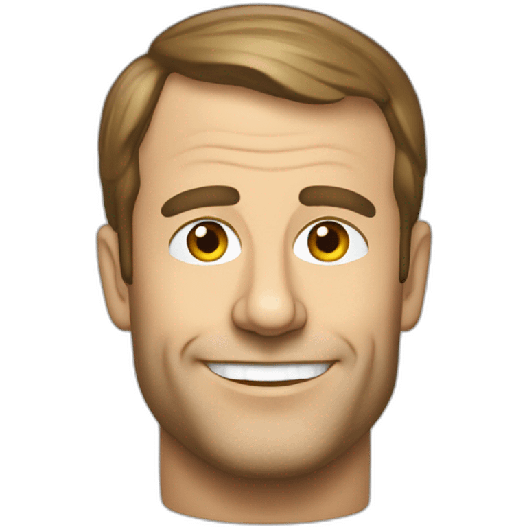 Macron bière emoji