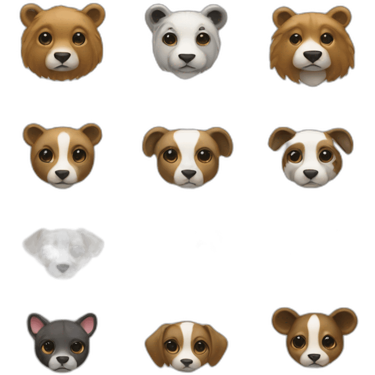 Animal gorros emoji