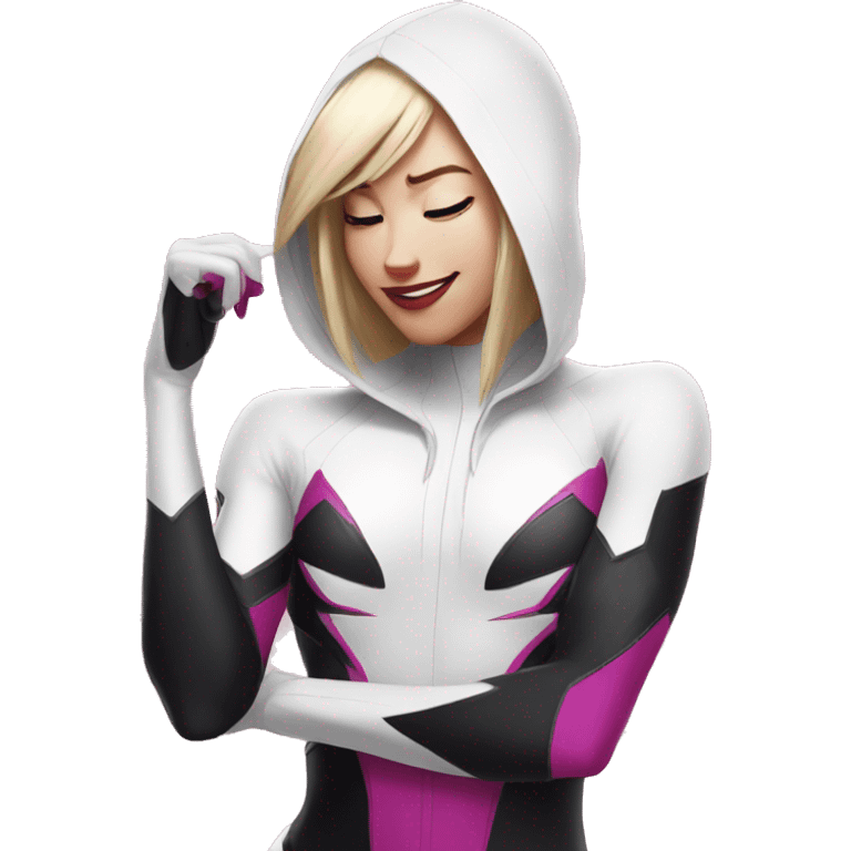 Spider-Gwen pose emoji