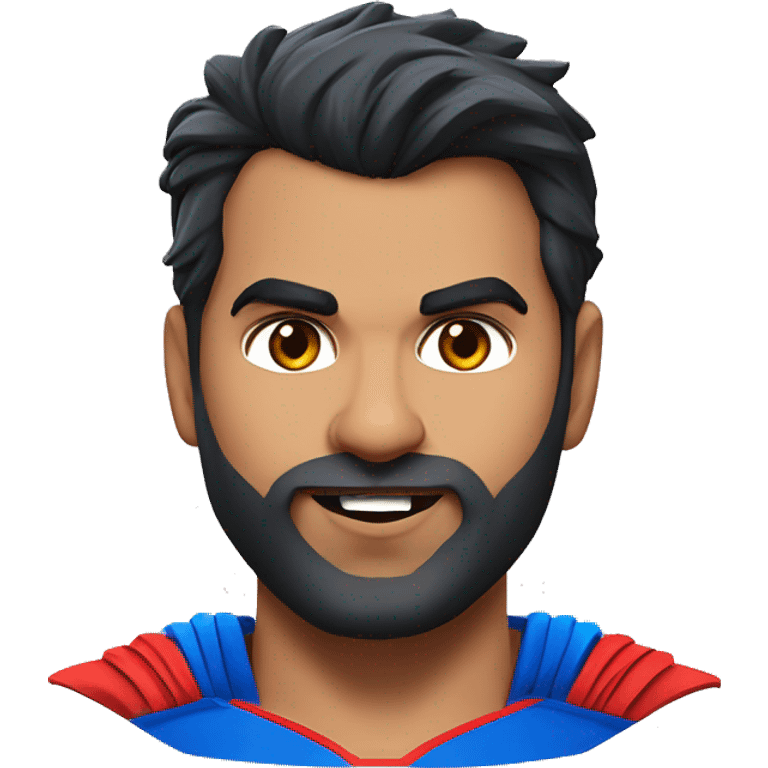 superman rohit sharma as captain india emoji