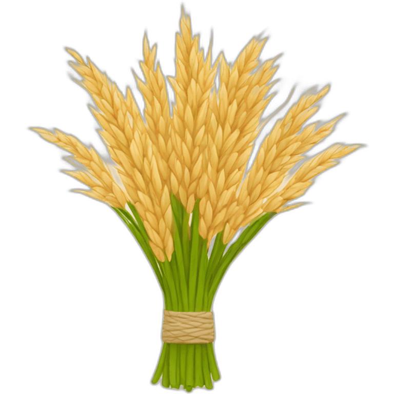 emoji of sheaf of rice, simplified emoji