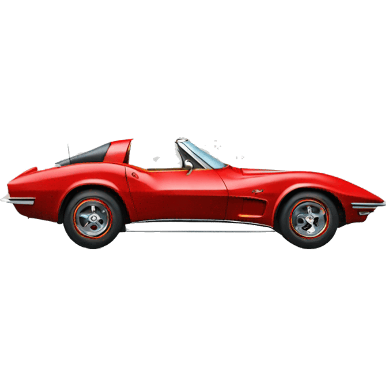 Red corvette emoji