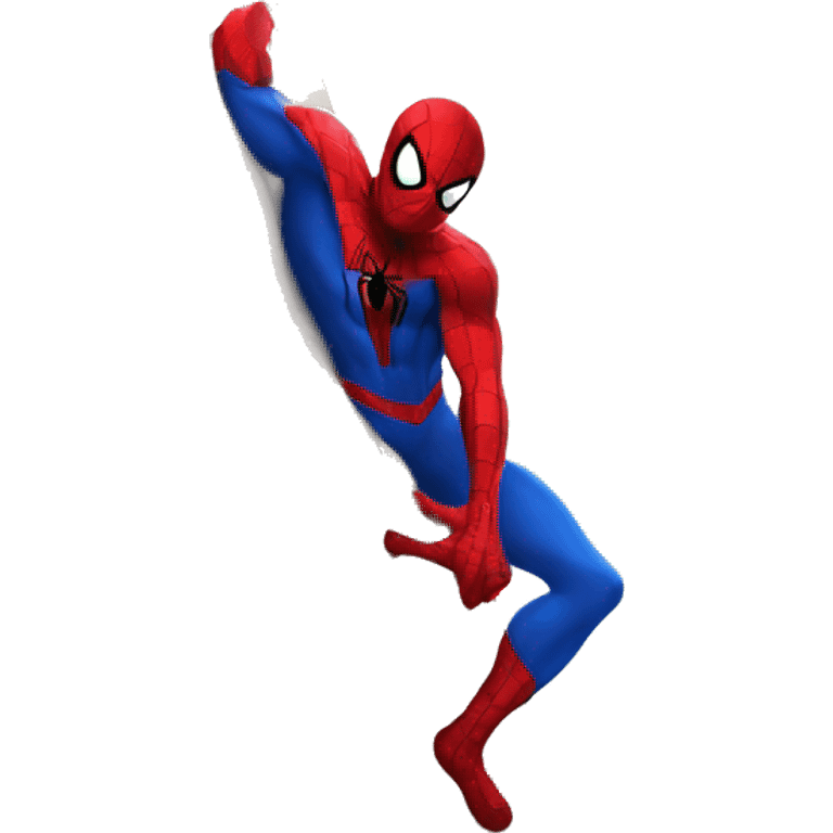 spiderman climing atop of a really large tower emoji