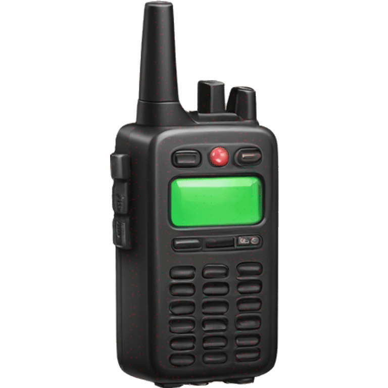 80's Walkie talkie emoji