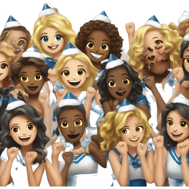 cheer party in class emoji