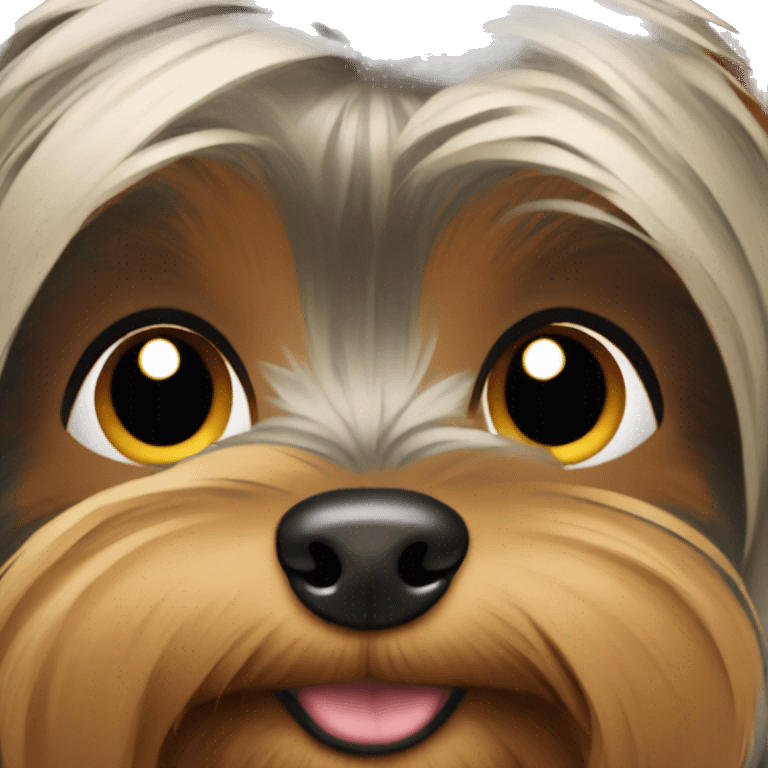 yorkie dog emoji