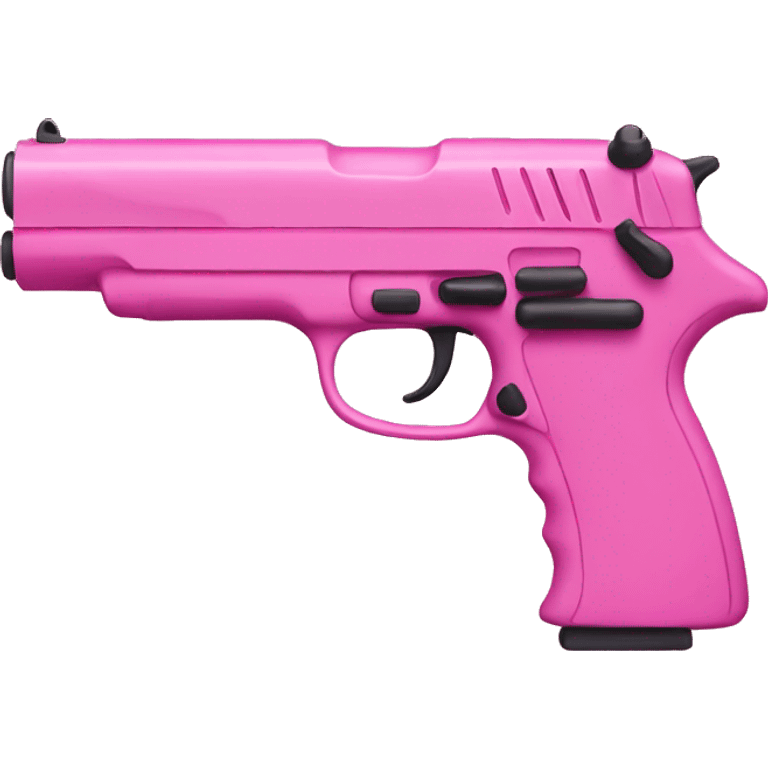 pink gun emoji