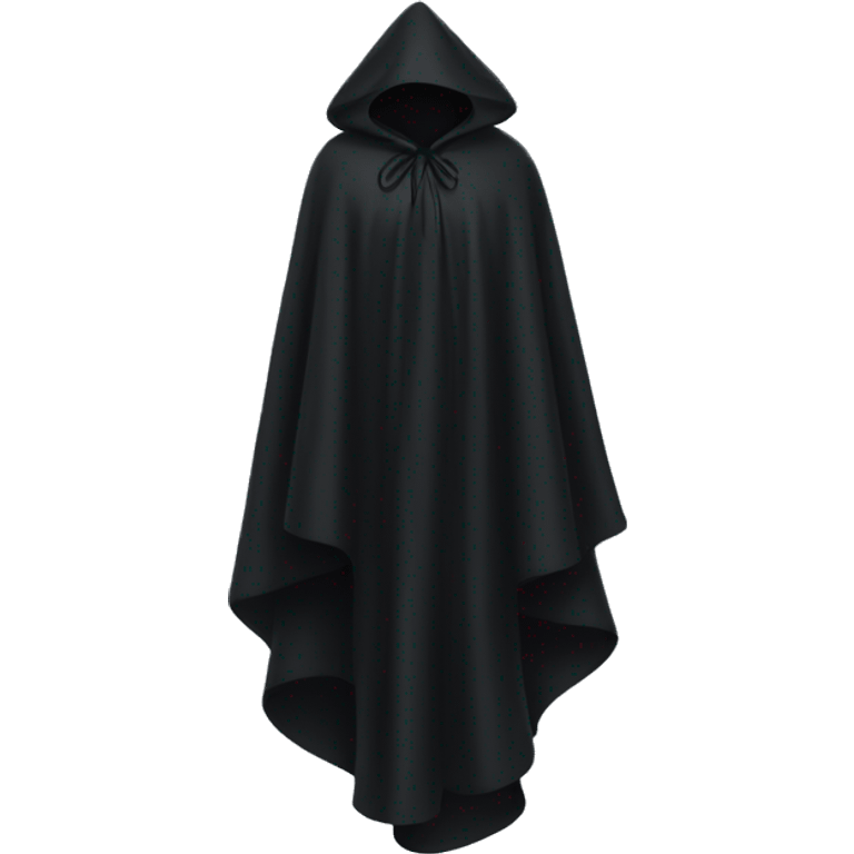 black dress cloak emoji