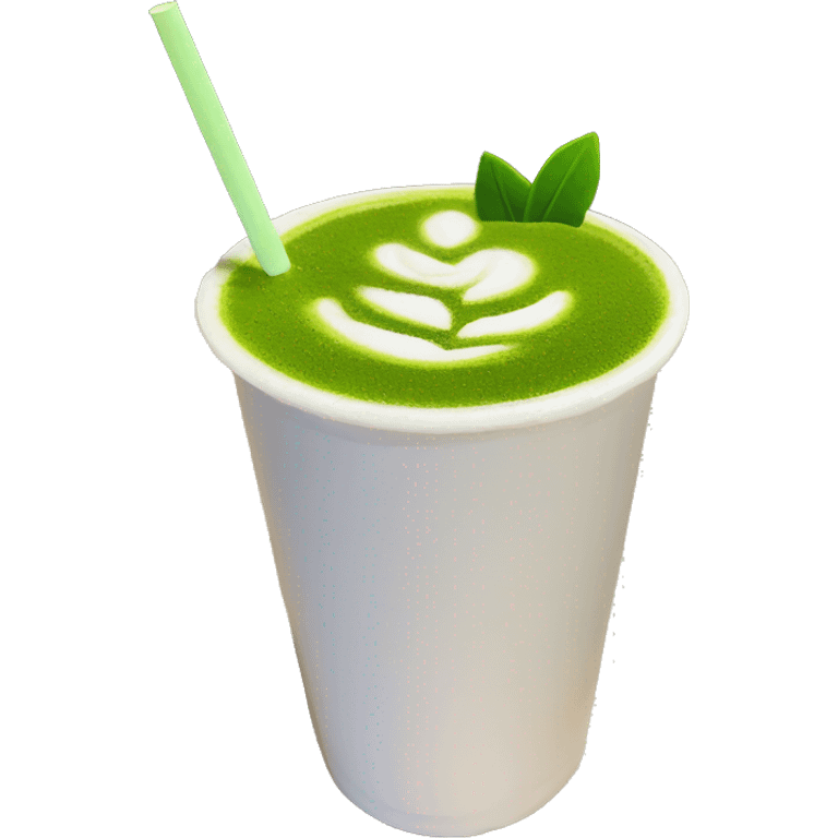 Matcha machiatto emoji