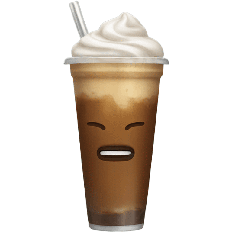 Iced coffee emoji