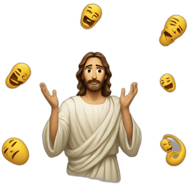 Jesus defeated the serpent emoji