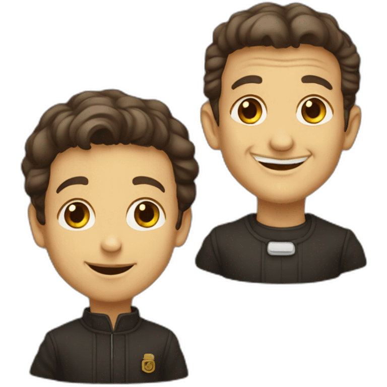 don bosco with a kid emoji