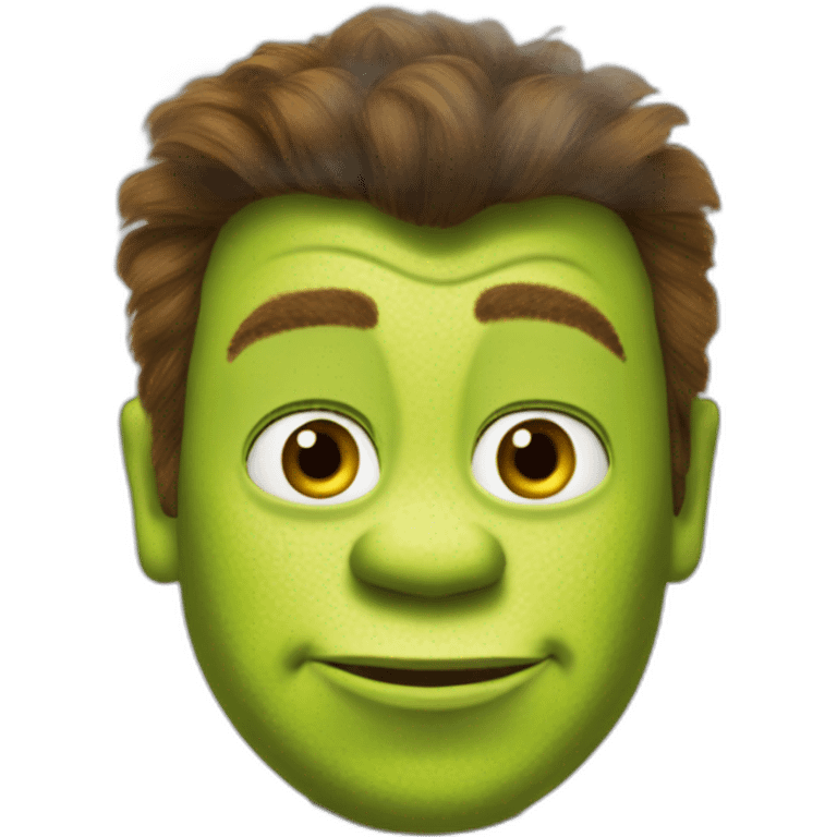 shrek as rick astley emoji