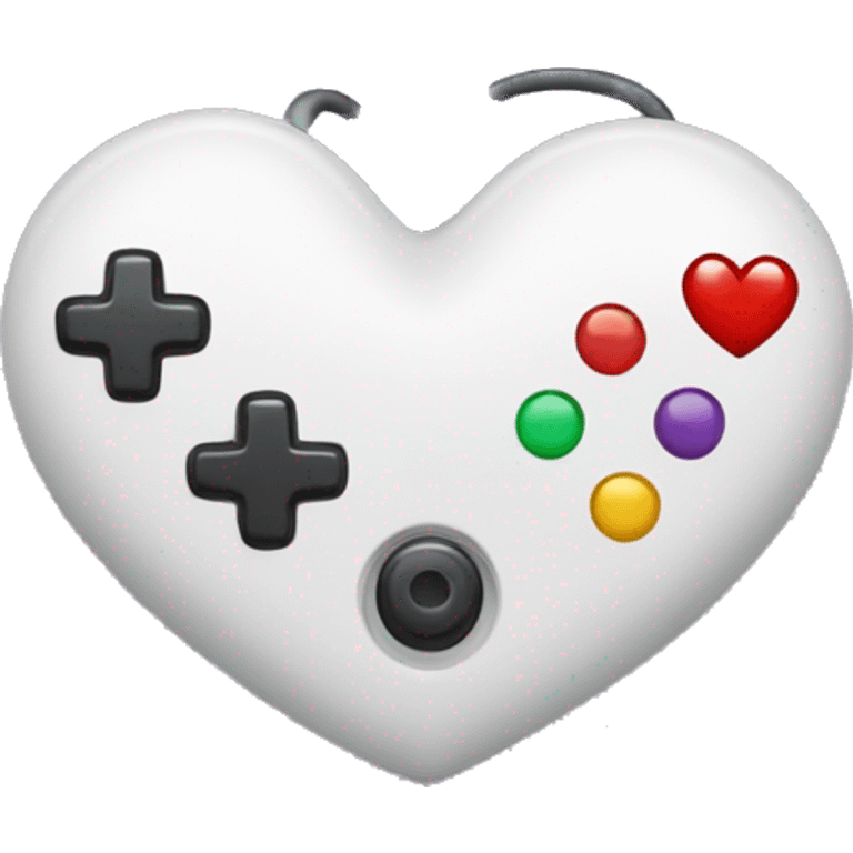 Heart with game controller  emoji