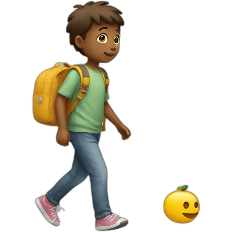 child walking emoji