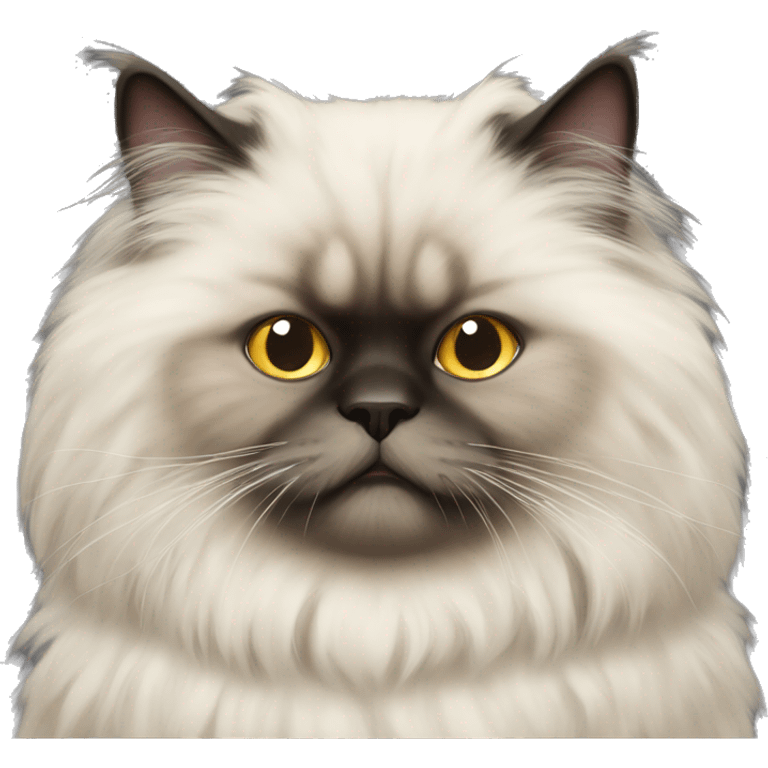 himalayan fluffy cat  emoji